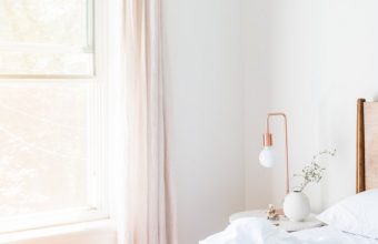 En snygg modern lampa